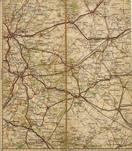 1057-0002 Atlas A.N.W.B. Bladen 13: Zwolle, 19: Arnhem en 20: Zutphen, 1907, 1916