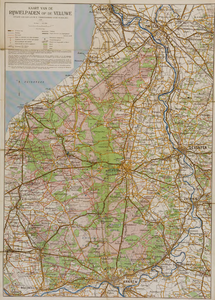 1063 Kaart van de rijiwielpaden op de Veluwe, 1931