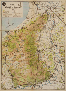 1064 Kaart van de Veluwe en omstreken voor wielrijders, 1923