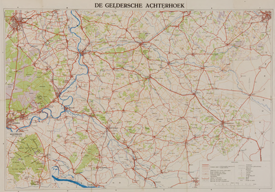 1065 Rutgers' kaart van de Geldersche Achterhoek, [1930-1945]