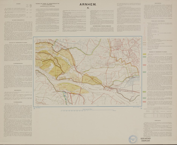 1175-0004 [Kaart van de polderdistricten Overbetuwe, de Lijmers, het Arnhemsche en Velpsche Broek] Arnhem Blad 40: 1-4, ...