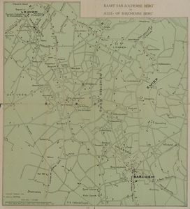 1212 Wandelkaart van Lochemse Berg en Kale- of Barchemse Berg : met vijf genummerde wandelingen, [1930-1940]
