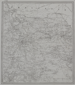 14-0007 Gelria : topographische kaart van de provincie Gelderland, 1866
