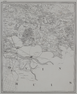 14-0014 Gelria : topographische kaart van de provincie Gelderland, 1866