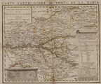 490 Carte particulière du comte de la Marck = Neue und vollständige Karte von die Grafschafft Marck, 1792