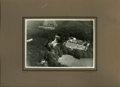 123-0001 Luchtopname landgoed Staverden, ca. 1930