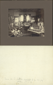 1804-0016 Kantoor van H.W. Sebbelee, vermoedelijk bij zijn 12,5 jarig jubileum, 15-03-1927