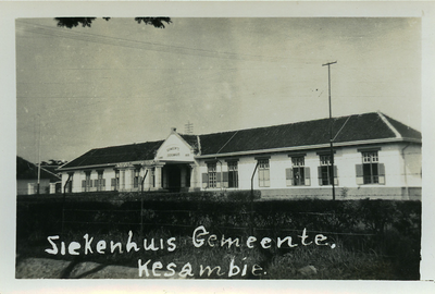 55.05 Ziekenhuis Gemeente Kesambie, 1931