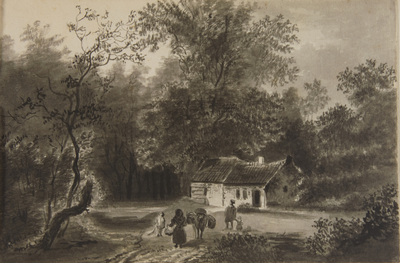 385-0001 Onbekend landschap, ca. 1850