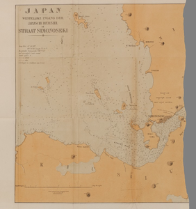 784-0001 Japan : westelijke ingang der Japansche Binnenzee of Straat Simonoseki, 1865