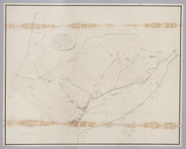 100 Kaart van een gedeelte der landerijen gelegen in de jurisdictie van Hien en Dodewaard..., 1810