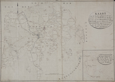 53 Kaart van de landen gelegen in de gemeente van Roerlo ..., 1807
