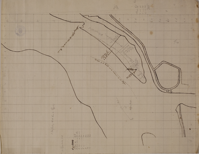 127-0002 [Welle of Rijswaard in de Waal boven het fort St. Andries en Rossum]., 25 september 1833, 1836