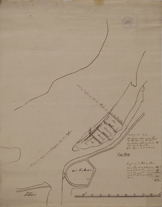 127-0003 [Welle of Rijswaard in de Waal boven het fort St. Andries en Rossum]., 25 september 1833, 1836
