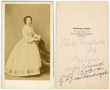 143-0007 Tante Triest et de Gits Parasiers, eerder gehuwd met broer van G.A.J. van Randwijck , 1860-1870