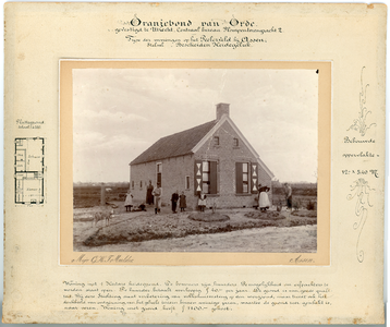 185 Type der woningen op het Peelerveld bij Assen, Stelsel Bescheiden Heidegeluk , 1898-1900