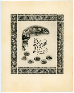 450-0001 Oranjebond van Orde, 25 februari 1893-1903, 1903