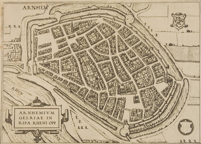 6 Arnhem : Arnhemium Gelriae in ripa Rheni opp., [1697]