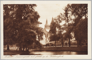 1132 Arnhem - Lauwersgracht met gezicht op de Walburgkerk, ca. 1925