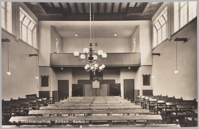 1237 N. H. Diaconessenhuis. Arnhem. Kerkzaal, ca. 1935