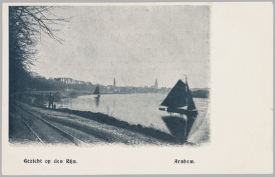 2085 Gezicht op den Rijn Arnhem, 1901-01-31