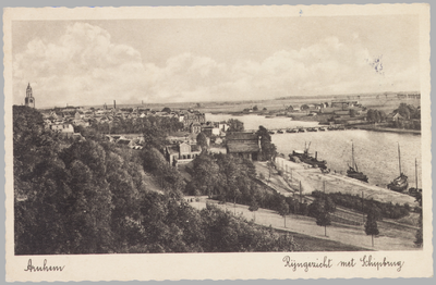 2089 Arnhem Rijngezicht met Schipbrug, 1934-07-18