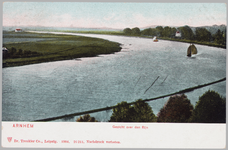 2100 Arnhem Gezicht over den Rijn, ca. 1910