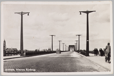 2173 Arnhem, Nieuwe Rijnbrug, ca. 1938