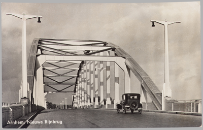 2191 Arnhem, Nieuwe Rijnbrug., ca. 1938