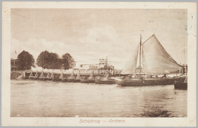 2614 Schipbrug Arnhem, ca. 1910