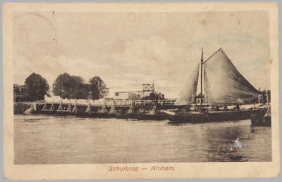 2615 Schipbrug Arnhem, ca. 1910