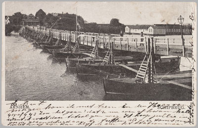 2616 Schipbrug Arnhem, ca. 1910
