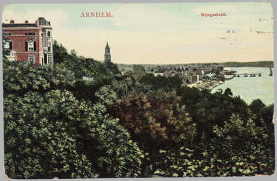 4077 Arnhem, Rijngezicht., ca. 1935