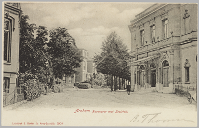 4212 Arnhem, Bovenover met Societeit, ca. 1910