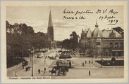 4243 Arnhem, Velperplein met Musis Sacrum., ca. 1910