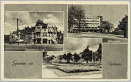 5444 Groeten uit Arnhem, Willemsplein, Zijpendaalsche weg, 1952-07-29