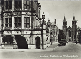 5588-0002 Arnhem, Stadhuis en Walburgskerk, ca. 1920