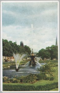 685 Arnhem, fonteinen Janssingel, ca. 1930