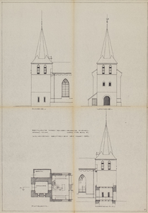1445 Restauratie toren Ned. Herv. Gemeente te Elden, [1850-1900]