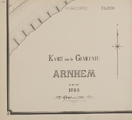 3376 Blad 13. (Kaart van de Gemeente Arnhem in het jaar 1889. Gemeente Eigendommen), 1889-00-00