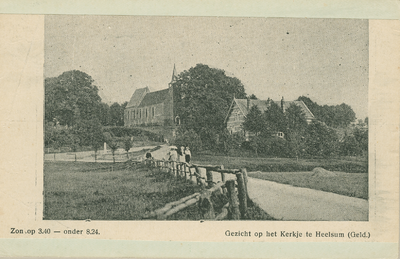 1021 Gezicht op het Kerkje te Heelsum, 1900-1910