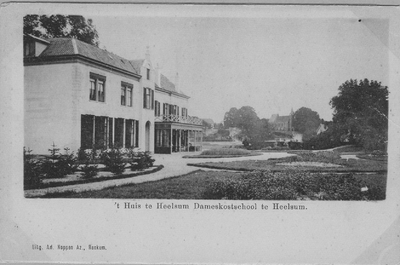 895 't Huis Heelsum te Heelsum. Dameskostschool te Heelsum, 1900-1908