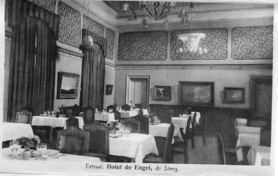 1698-0005 De Steeg, Hotel de Engel, Eetzaal, 1920-1940