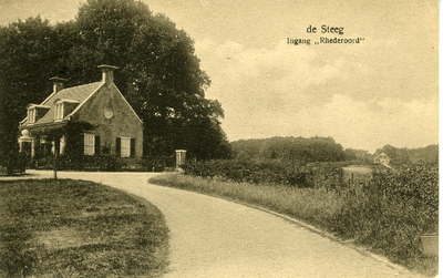 1813 de Steeg, Ingang Rhederoord , 1925-08-14