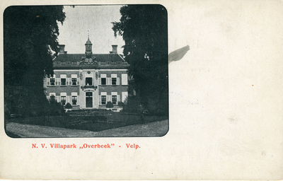 725 Velp, N.V. Villapark Overbeek , 1890-1910