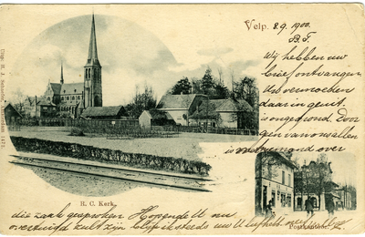 859 Velp, R.C. Kerk, Postkantoor, 1900-09-08
