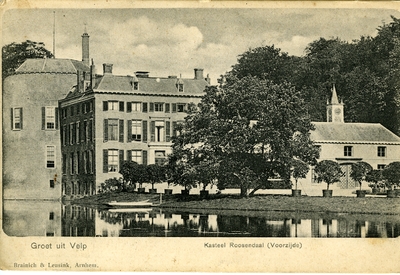 1055 Groet uit Velp, Kasteel Roosendaal (Voorzijde), 1900-1910