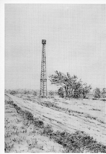 1240-0011 Rozendaal, De brandtoren op het Rozendaalse veld, 1980-2000