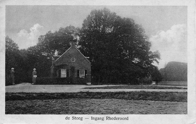 1811 de Steeg, Ingang Rhederoord, 1922-08-08