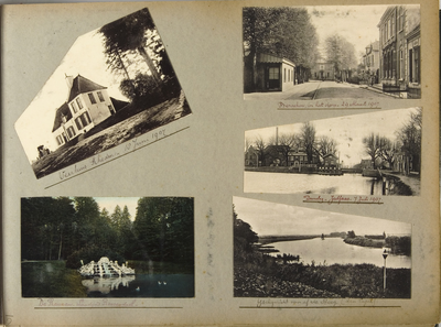 142-0005 Album met diverse foto's en ansichtkaarten van Nederland, 1907-1908